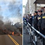 a volcano unleashed havoc on hawaii streets, the police line up in egypt