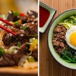 beef bulgogi, bibimbap