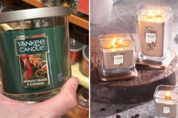 holiday candles from yankee candle