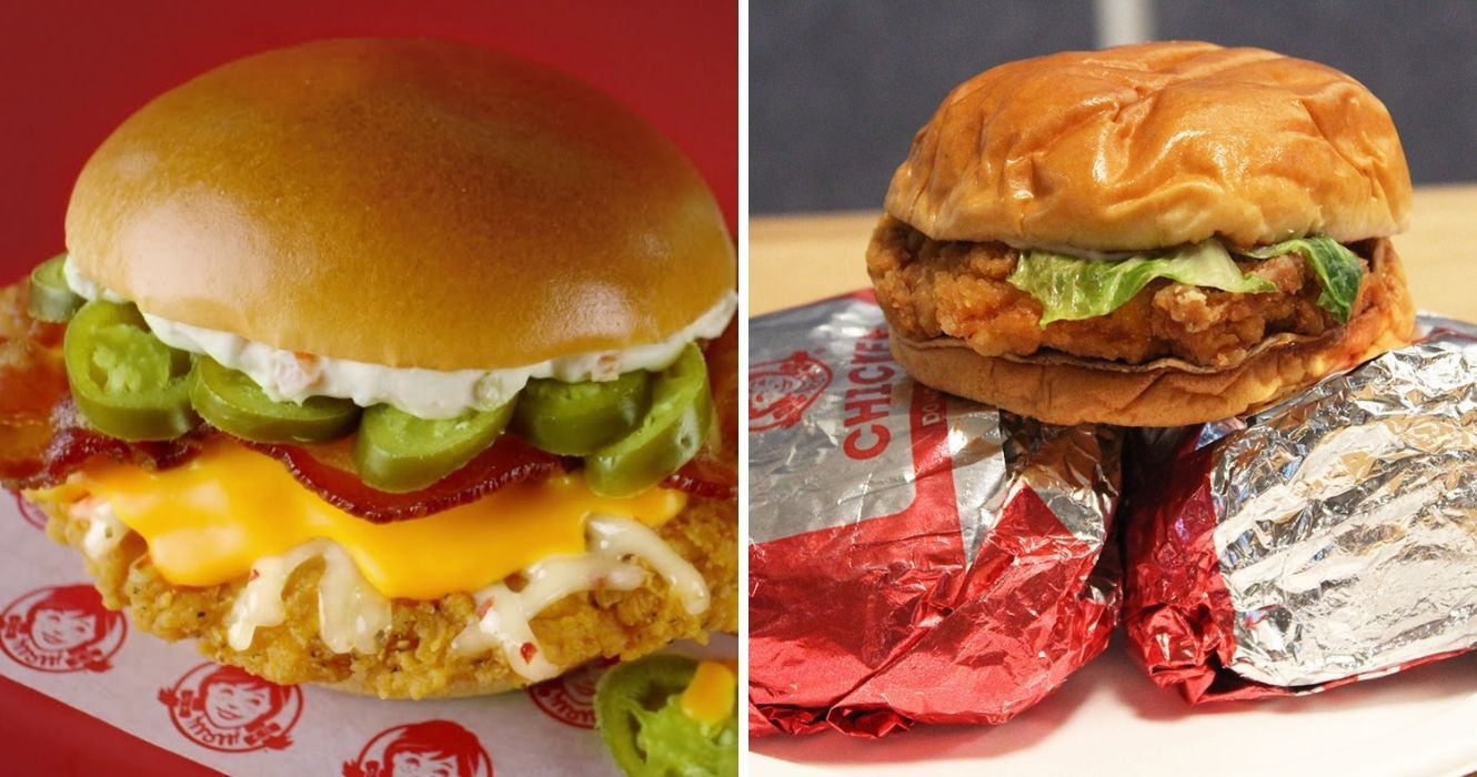 Classificando os melhores itens de menu de Wendy, incluindo seu novo sanduíche de frango Jalapeño Popper 1 wendys jalapeño popper sanduíche, sanduíche de frango picante