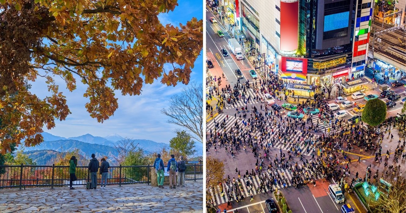 Esses fatos de Tóquio farão você querer visitar a cidade ainda mais do que antes 1 a vista do monte takao, travessia de shibuya