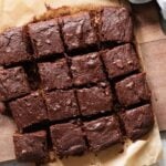a batch of homemade brownies