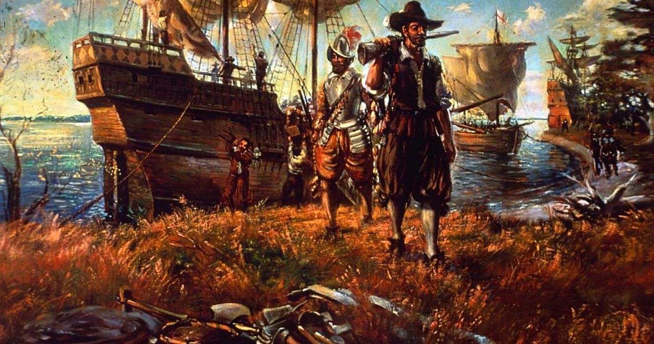 Segredos obscuros sobre Jamestown, o primeiro assentamento colonial da América 1 arte dos primeiros colonos em jamestown