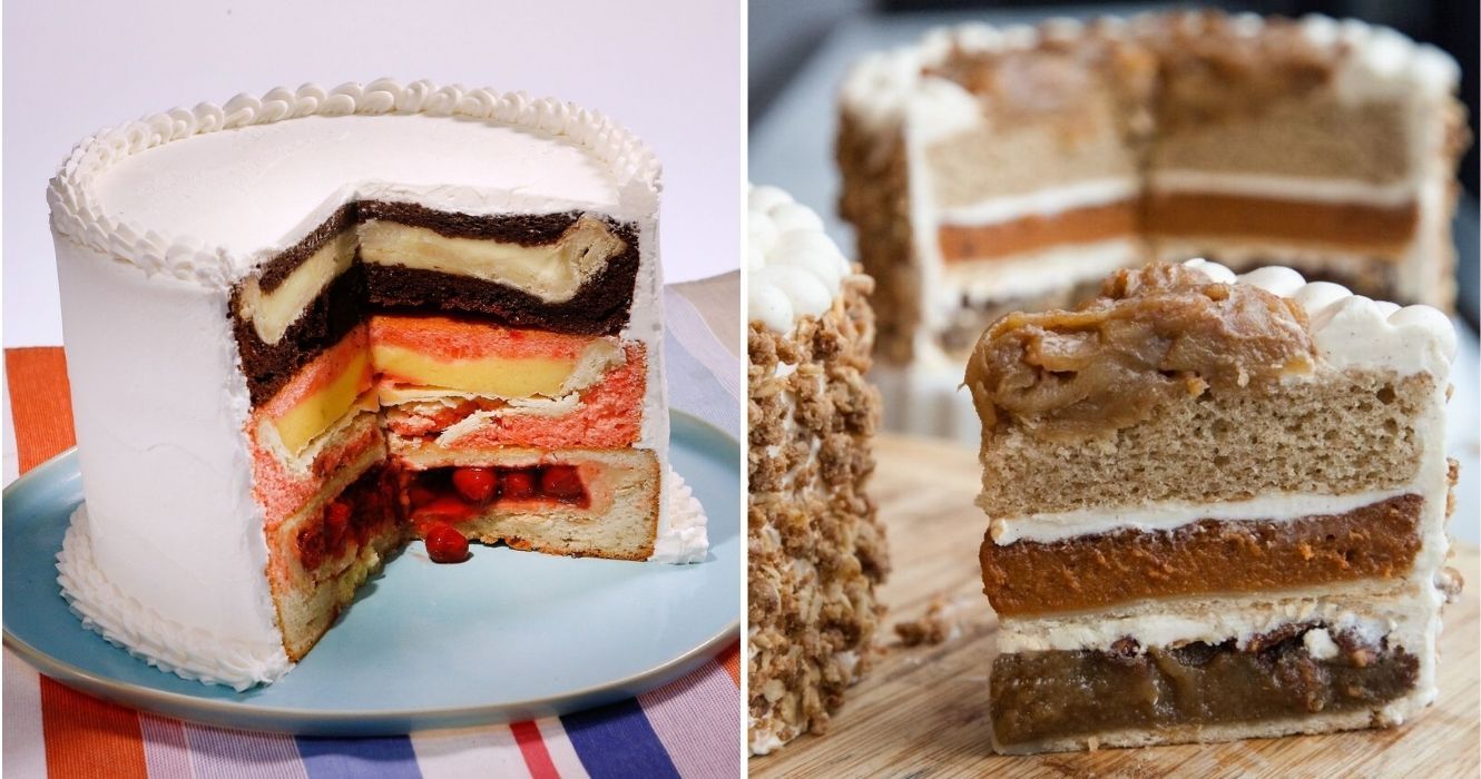 Todas as combinações Piecaken que você nunca soube que precisava nesta temporada de férias 1 o piecaken original e o piecaken de ação de graças