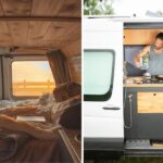 living in a converted van